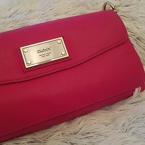 DKNY pink handbag